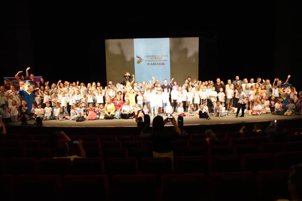 AMAKids olympiáda Trenčín 2026 pódium