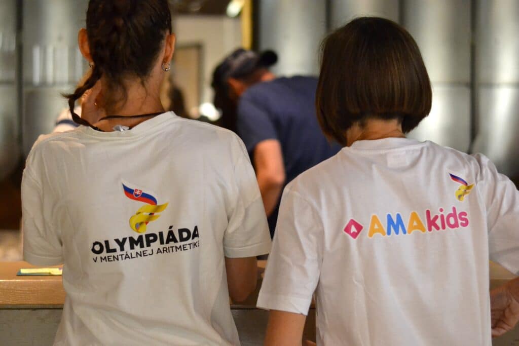 dobrovolnici AMAkids olympiáda mentálna aritmetika deti Trenčín 2026